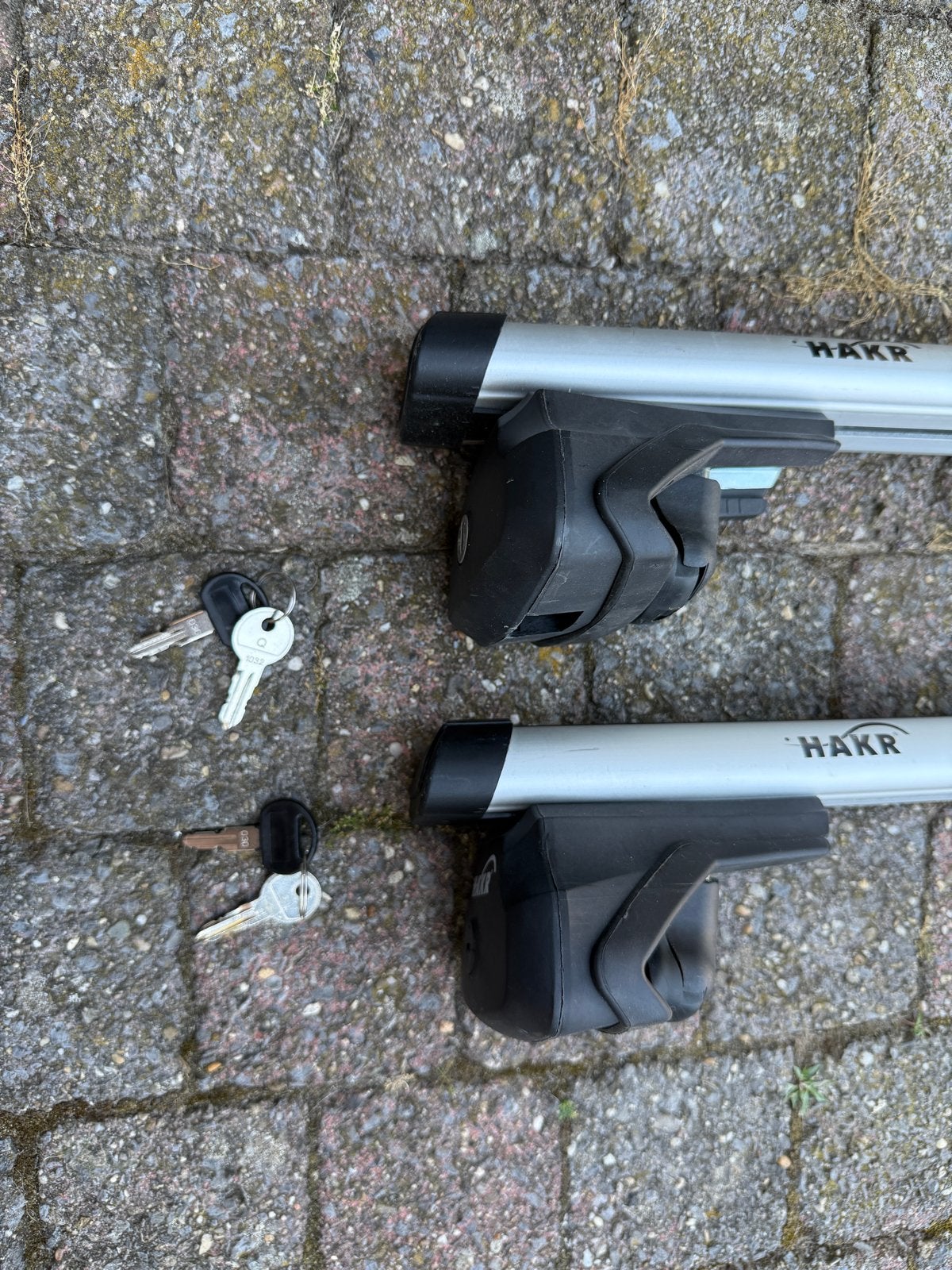 HAKR Dakdragers voor open dakrails, Auto diversen, Dakdragers, Gebruikt, Ophalen of Verzenden