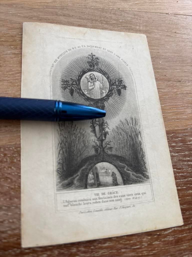 Zeer OUD 1853 - Minderop Johanna Ansterdan x Blancke, Verzamelen, Bidprentjes en Rouwkaarten, Ophalen of Verzenden, Bidprentje