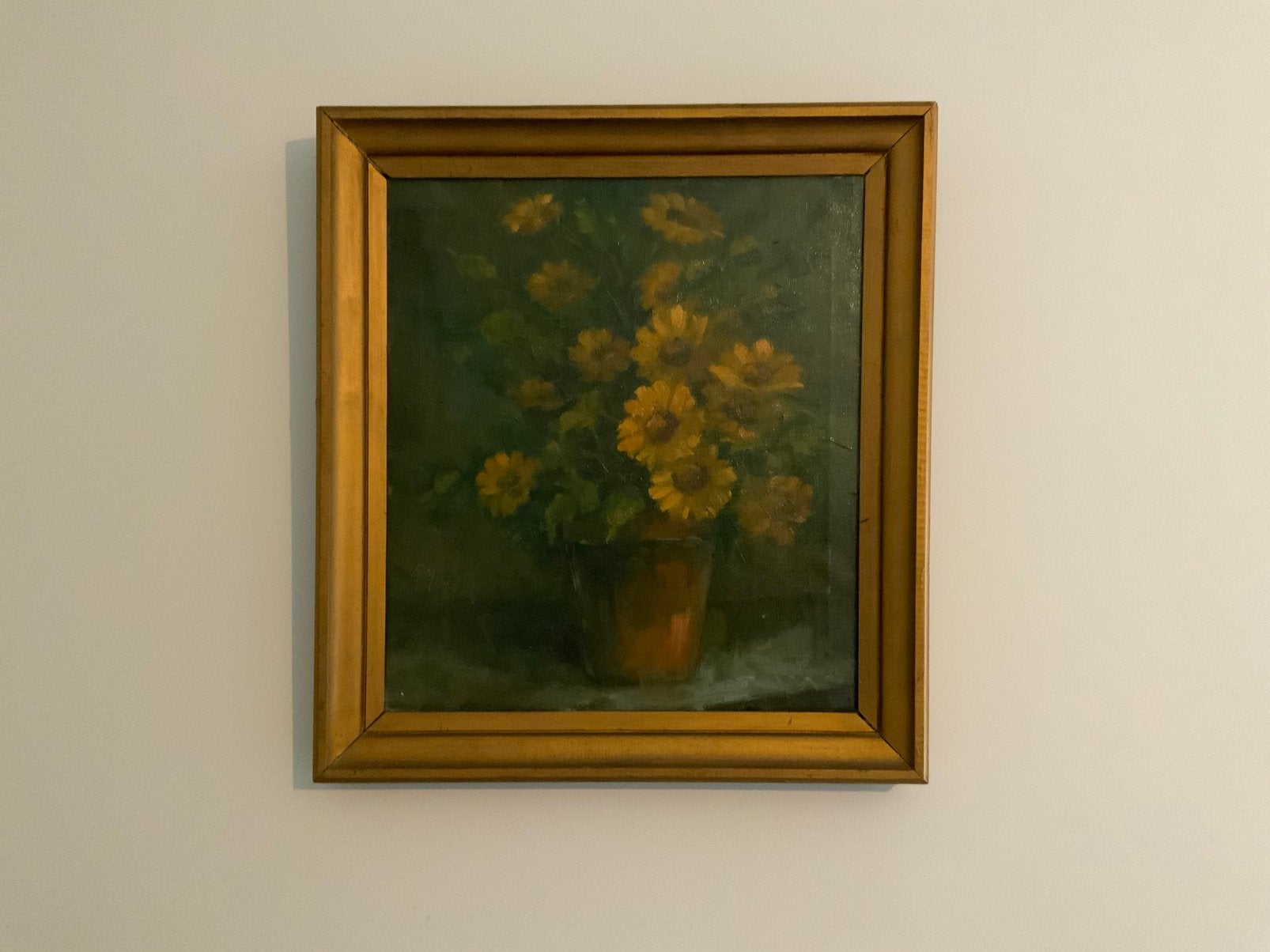 Schilderij, Ophalen of Verzenden, Gesigneerd, Bloemen, Doek