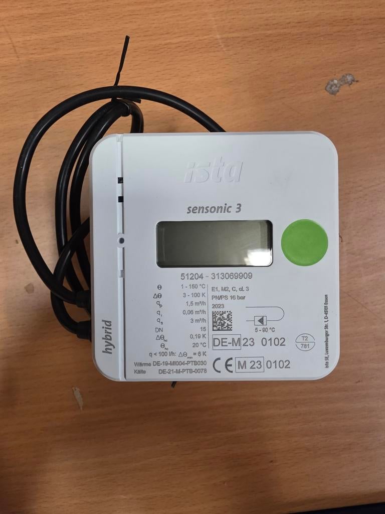 Ista Sensonic 3 Hybrid Warmtemeter - Zo goed als nieuw, Grugaplatz 2, 45131 Essen, Duitsland, Ophalen of Verzenden, Zo goed als nieuw