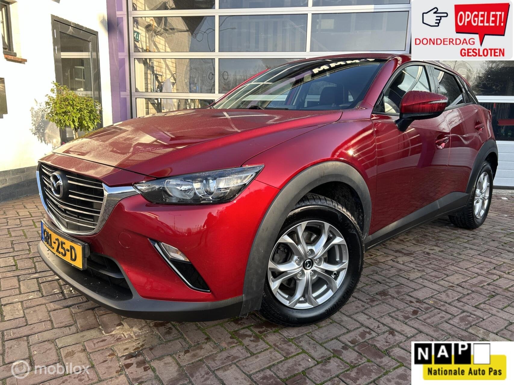 Mazda CX-3 2.0 SkyActiv-G 120 TS * NAVIGATIE * TREKHAAK, Auto's, Mazda, 1998 cc, Stof, 4 cilinders, Handgeschakeld