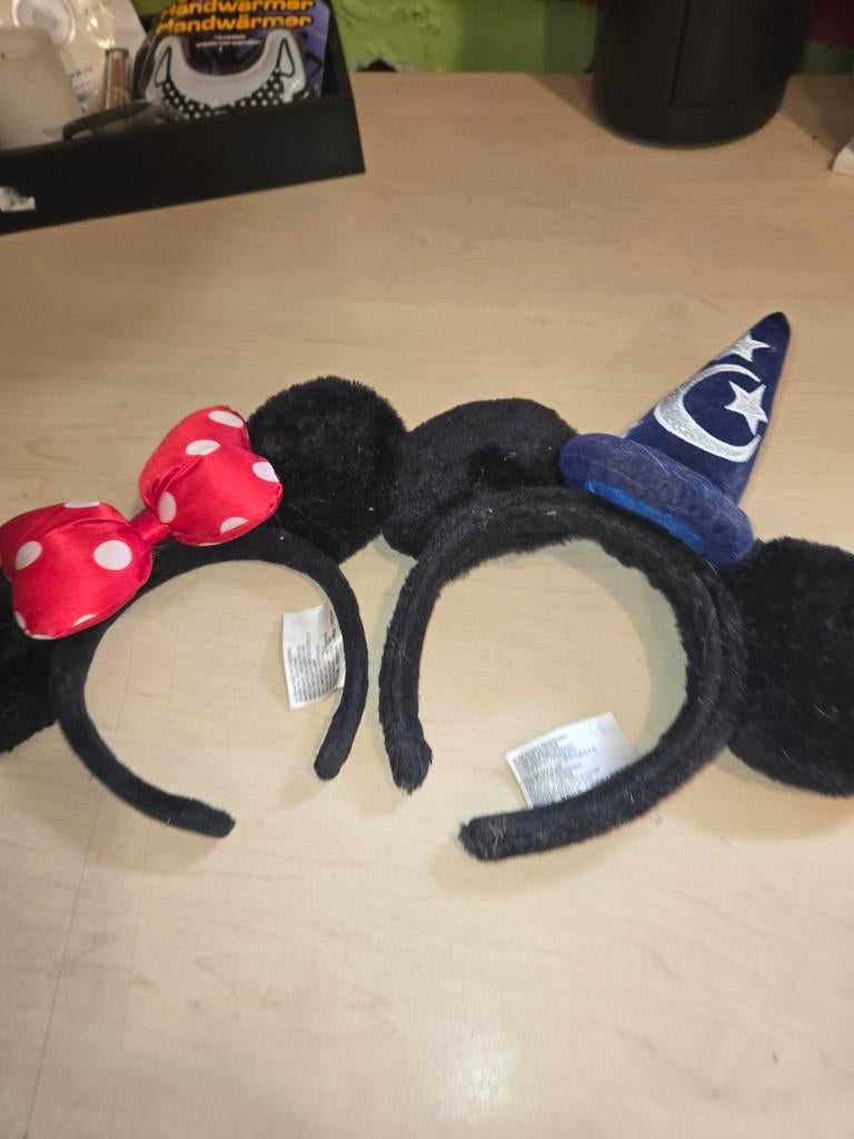 Mckey en minnie diadeem uit disney, Ophalen of Verzenden, Mickey Mouse, Zo goed als nieuw, Kleding of Textiel
