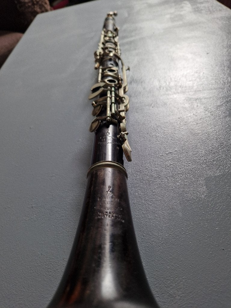 Arthur Uebel Bes klarinet uit 1962, Muziek en Instrumenten, Ophalen, Gebruikt, Overige typen, Met koffer