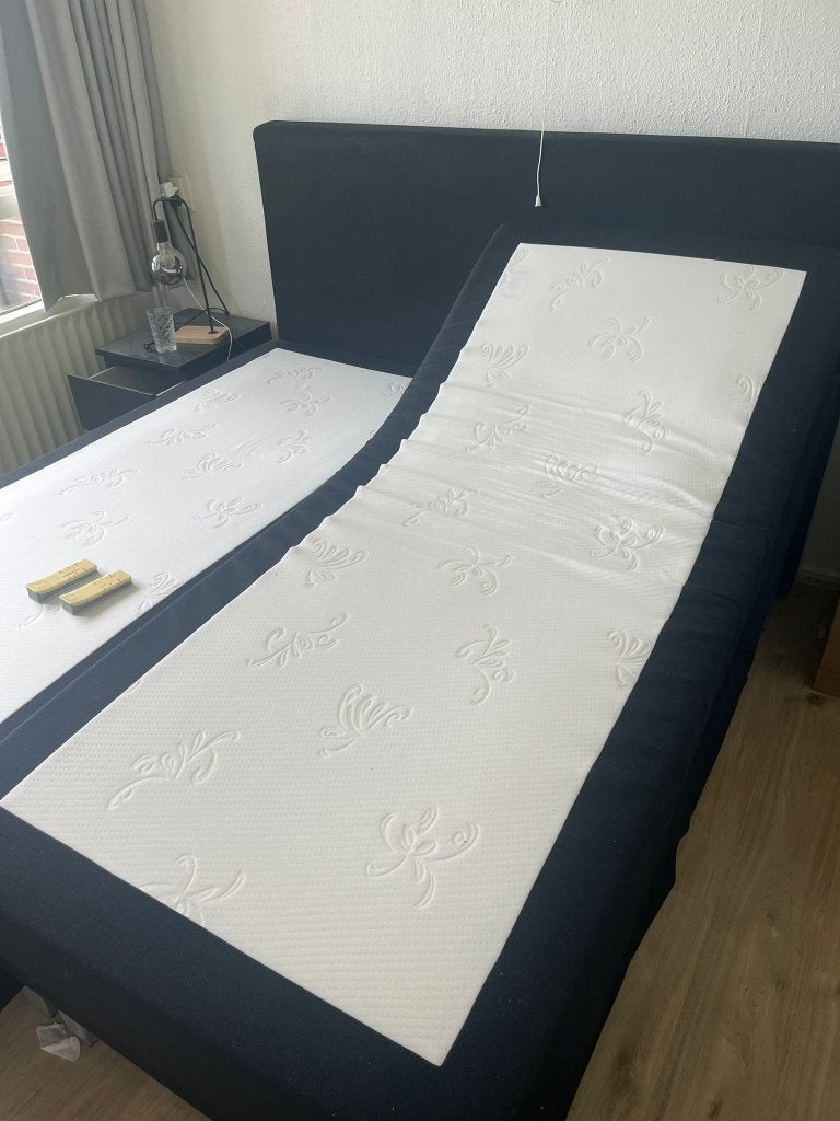 Tweepersoon bed, Ophalen, Gebruikt, 210 cm, Tweepersoons