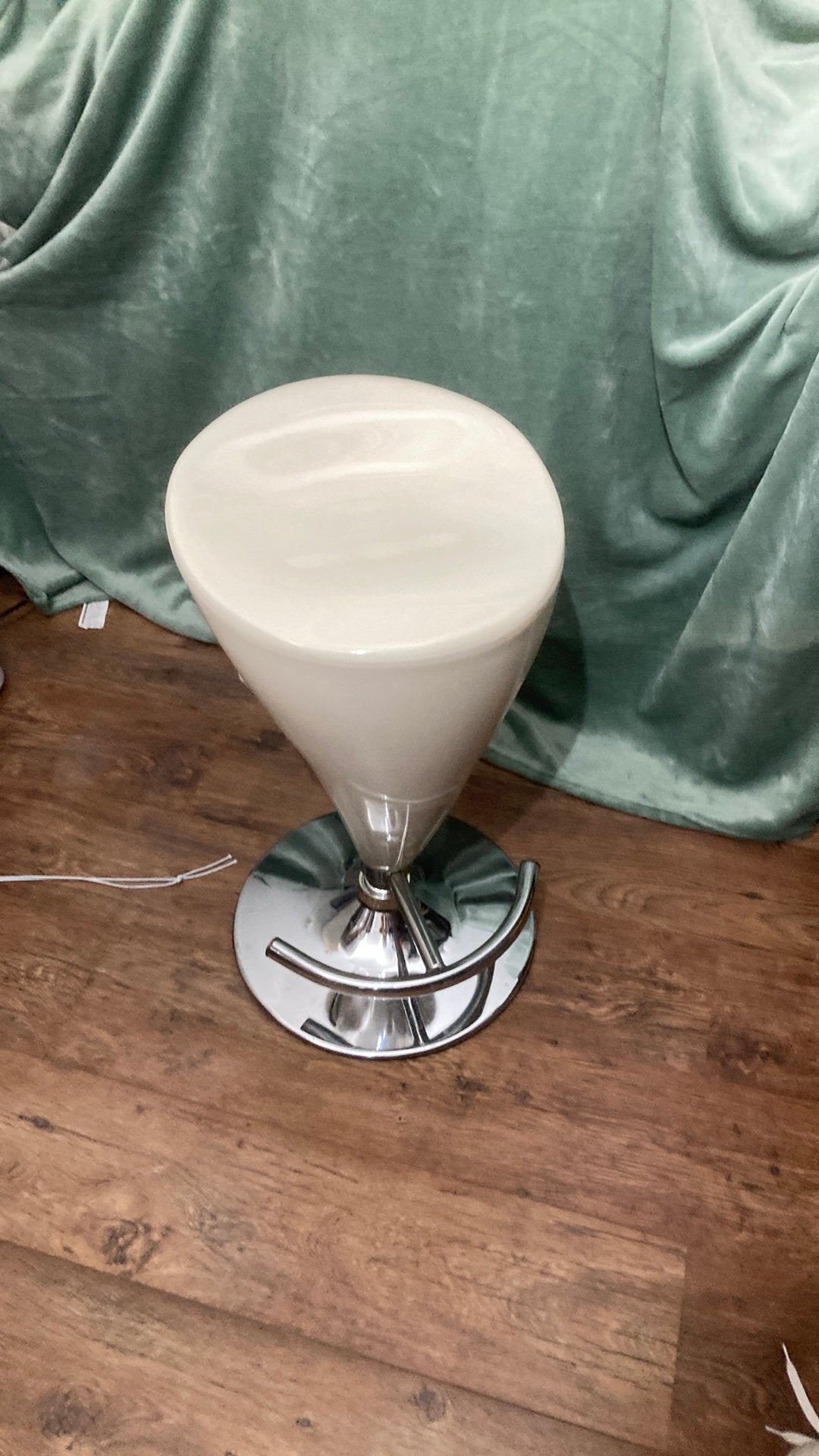 Vintage kruk, Kunststof, In hoogte verstelbaar, 60 tot 90 cm, Ophalen of Verzenden