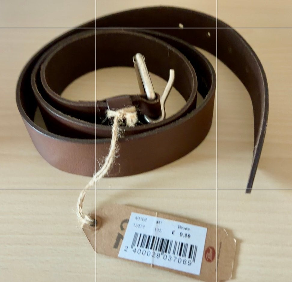 Te koop, Heren Broek riem, Bruin Nieuw.€ 4.00, Ophalen of Verzenden, Nieuw, Bruin