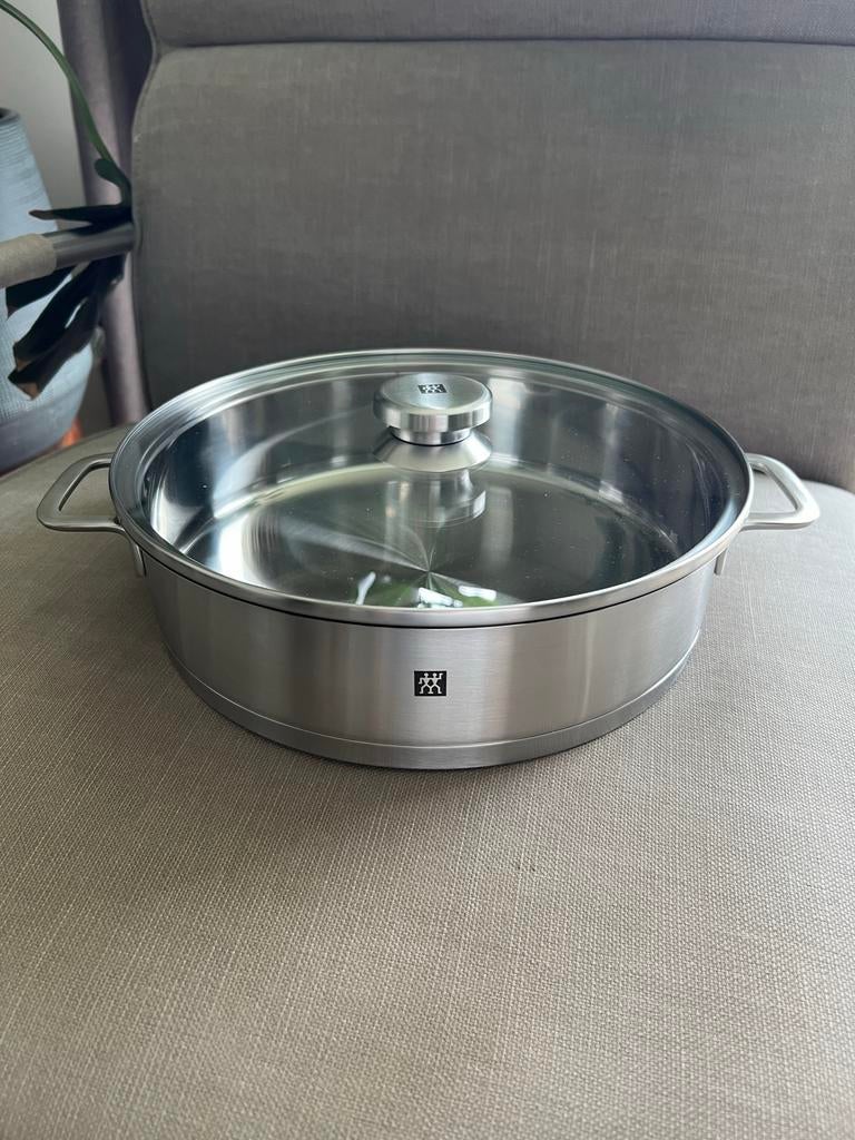 Zwilling hapjespan 4L RVS - Nieuw in doos, Inductieplaat, Nieuw, Ophalen of Verzenden, Rvs
