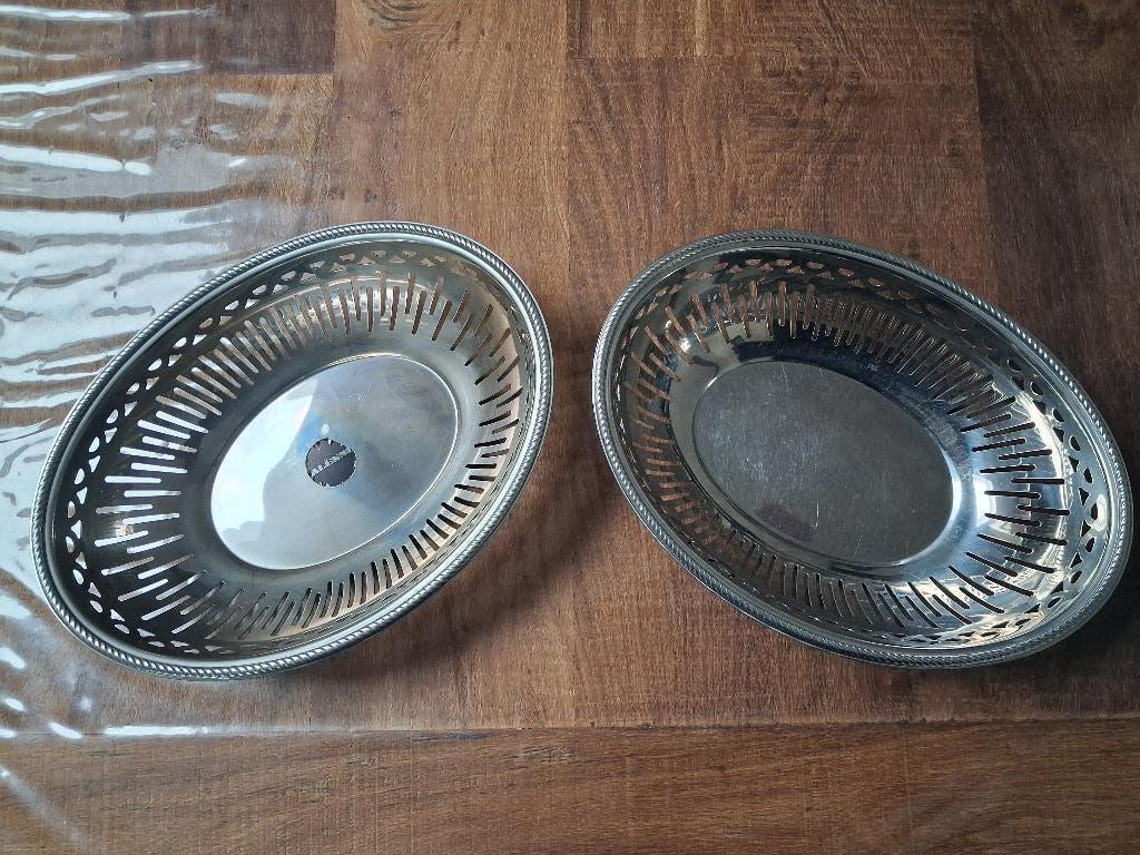 2x alessi broodschaal / broodmand, Overige materialen, Gebruikt, Schaal, Ophalen of Verzenden