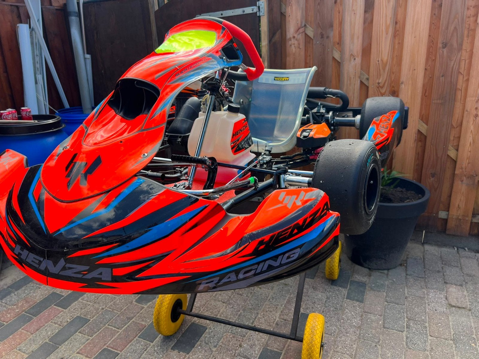 mooi henza kart met rotax max evo senior, Ophalen, Zo goed als nieuw, Kart