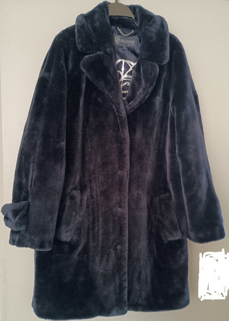 Giacomo the jacket winterjas maat M, Maat 38/40 (M), Zwart, Ophalen of Verzenden, Zo goed als nieuw