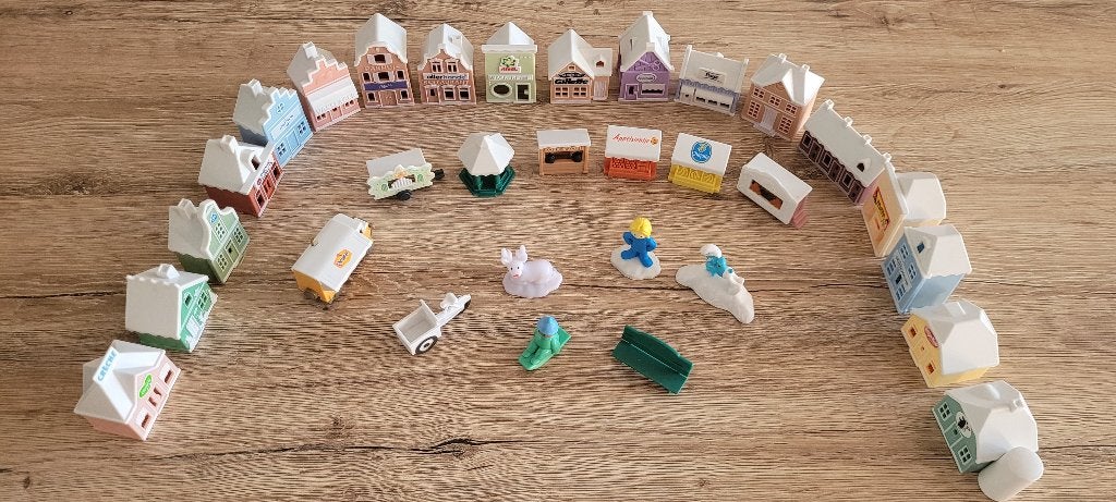 Heel veel AH Winterhuisjes Verzameling in nieuwstaat, Albert Heijn, Ophalen of Verzenden