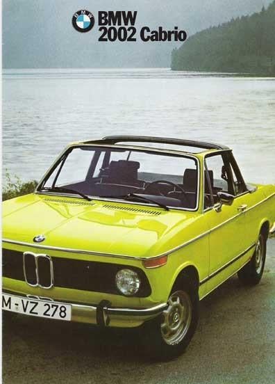 BMW 2002 Cabriolet folder, Boeken, Ophalen of Verzenden, Zo goed als nieuw, BMW