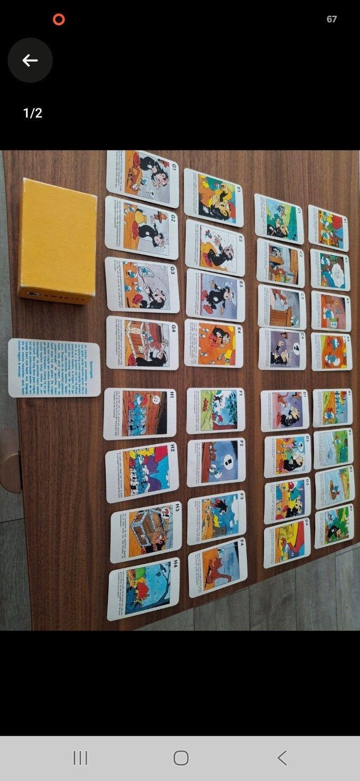 Compleet kwartetspel van de Smurfen, Verzamelen, Ophalen of Verzenden, Verschillende Smurfen