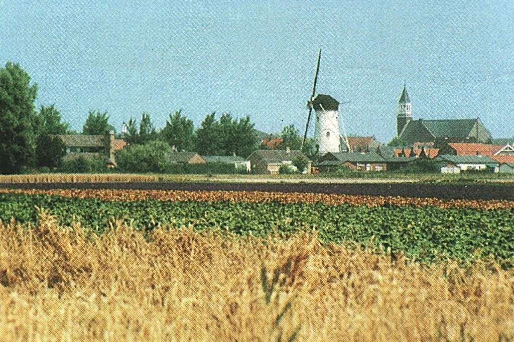 42551 St Annaland 988 Zeeland Gelopen met Postzegel, Ophalen of Verzenden, 1980 tot heden, Gelopen, Noord-Brabant