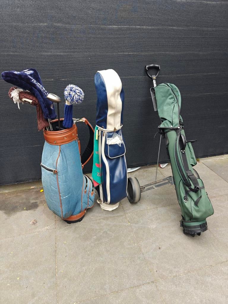 3 Complete golfset met tas te koop, Ophalen