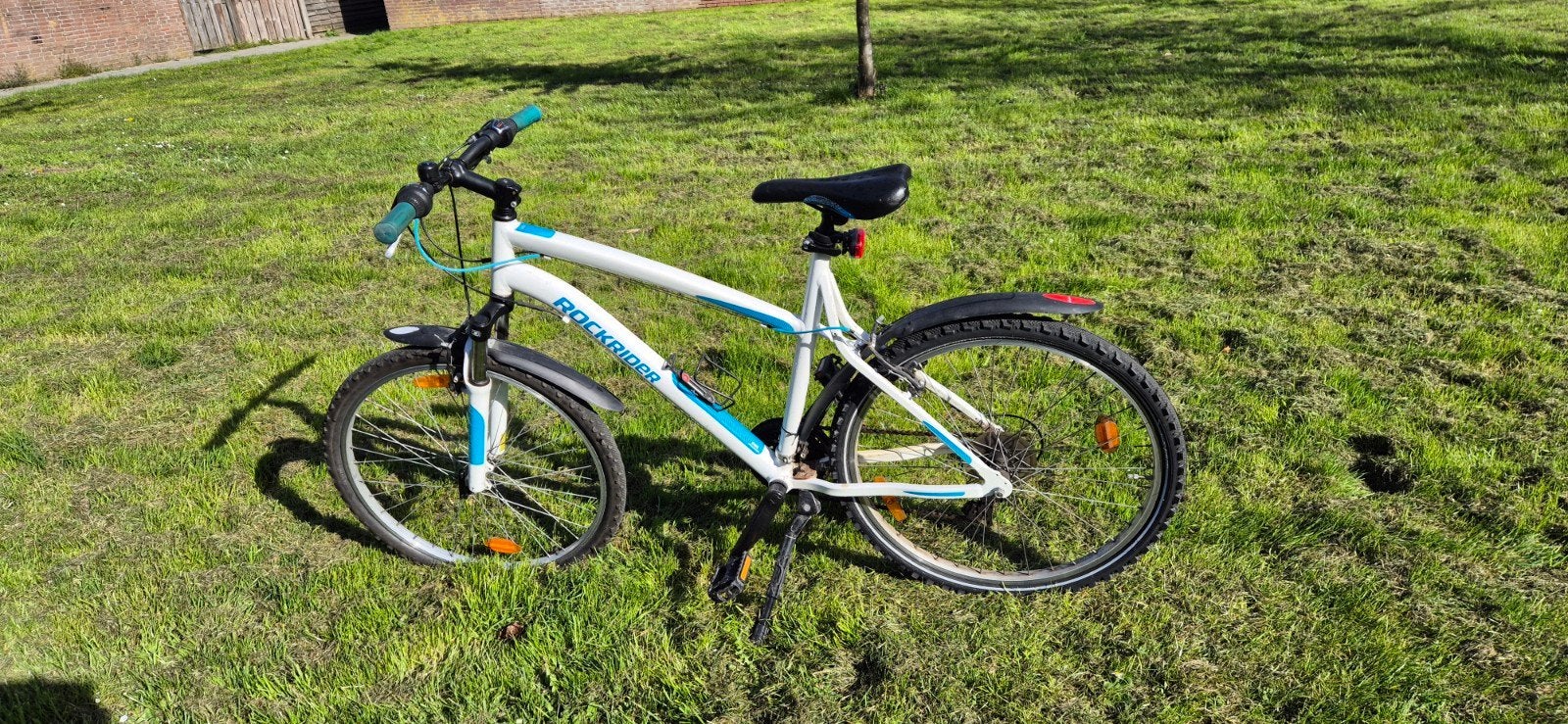 Rockrider fiets 24 inch - Zo goed als nieuw, Ophalen, Zo goed als nieuw, Velgrem, Overige merken