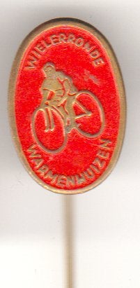 Wielerronde Warmenhuizen vintage speld, Verzenden, Zo goed als nieuw