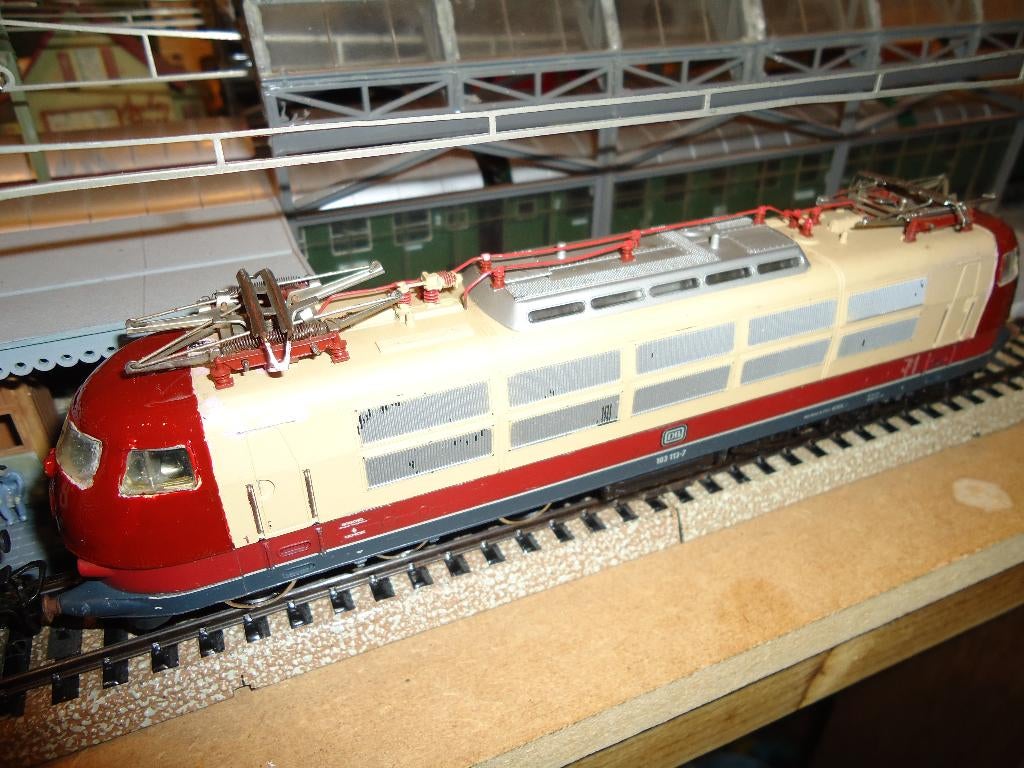 marklin Lok E104 in o.v.p. 3054, Ophalen, Wisselstroom, Gebruikt, Locomotief