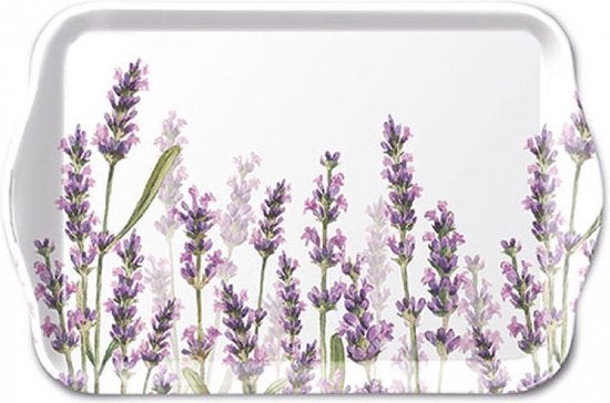 Tray melamine 13x21 cm Lavender shades white, Ophalen, Nieuw, Nvt, Nvt