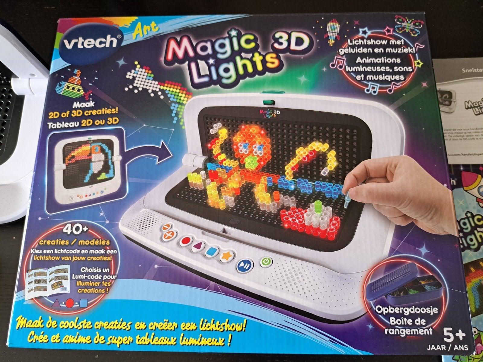 Vtech Magic 3d lights, z.g.a.n., Kinderen en Baby's, Ophalen, Zo goed als nieuw