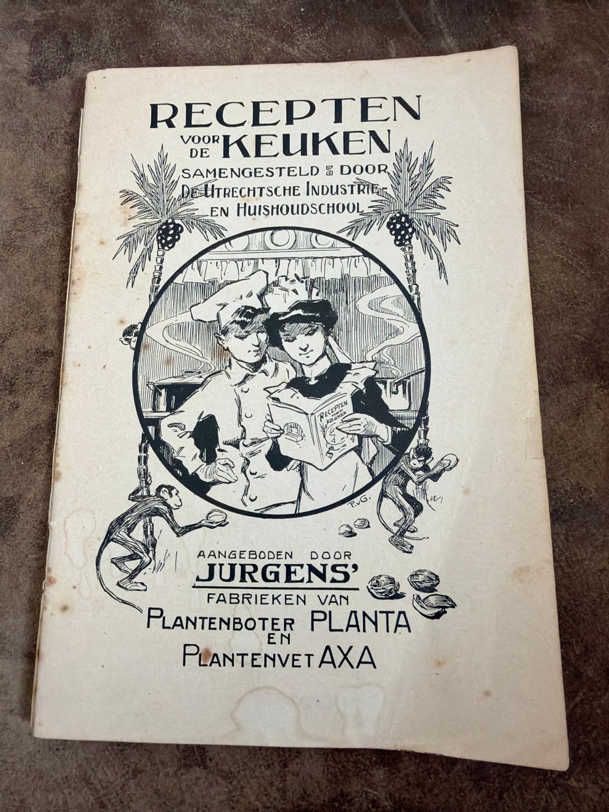 Oud kookboek: Recepten voor de Keuken (1917), Ophalen of Verzenden, Gelezen