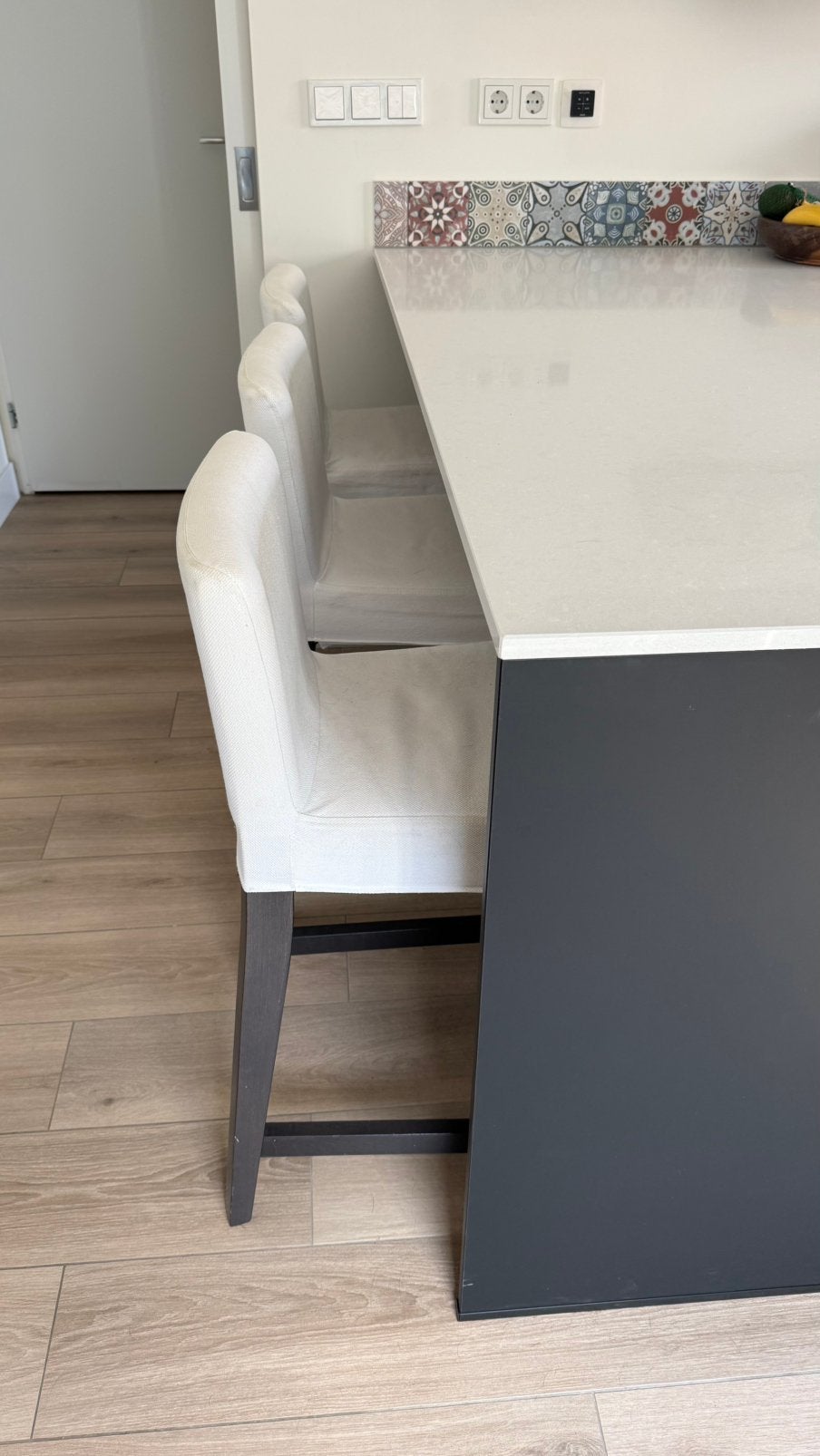 Barkrukken IKEA Bergmund 3x, Ophalen, Gebruikt, Met voetsteun, 60 tot 90 cm