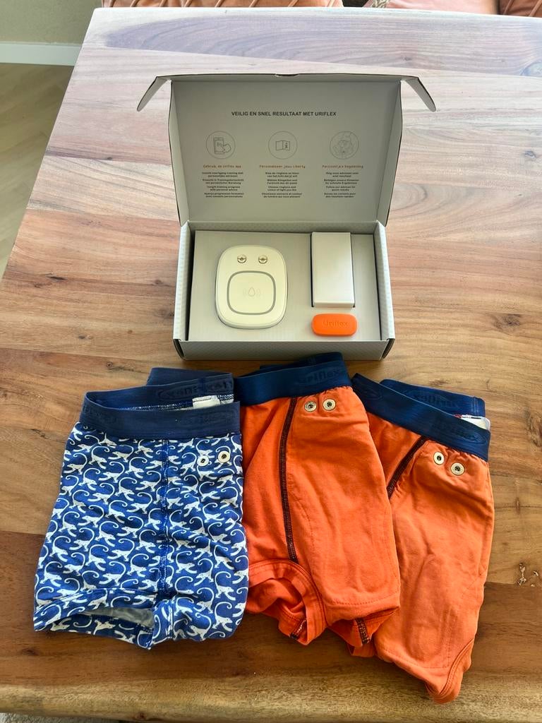 Liberty draadloze plaswekker set met 3 broekjes, Kinderen en Baby's, Kinderspulletjes, Ophalen of Verzenden, Gebruikt