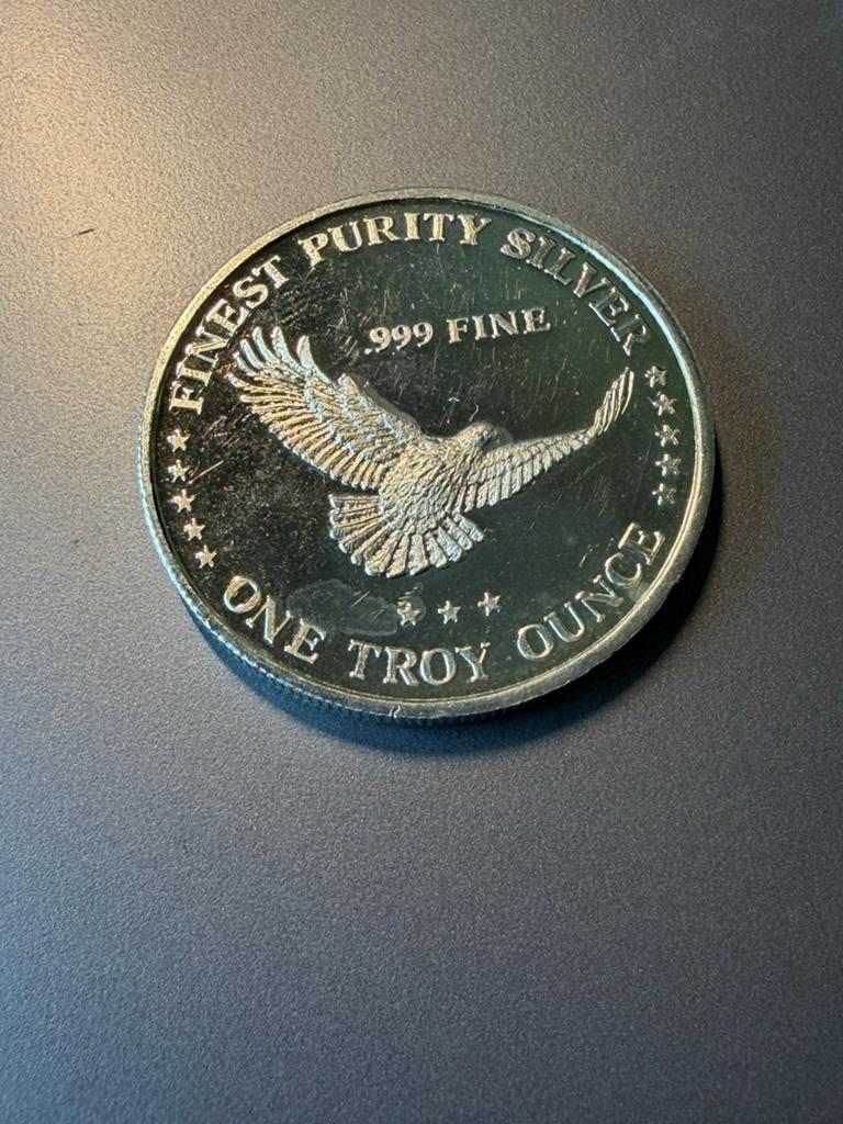 One ounce silver USA 999, Ophalen of Verzenden, Zilver