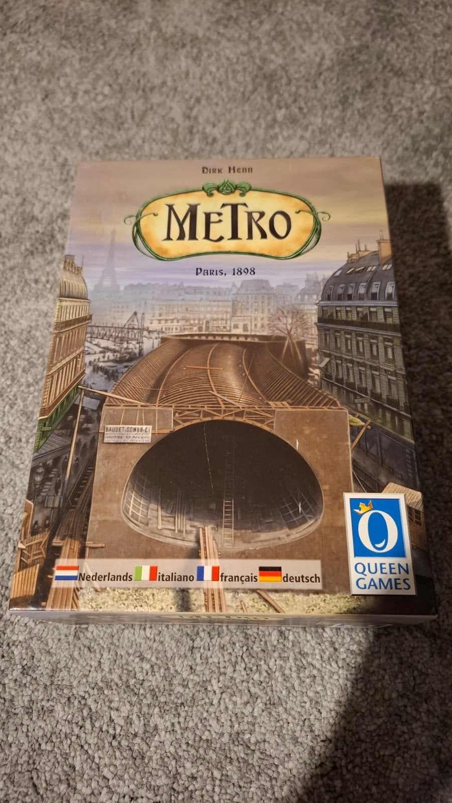 Metro bordspel - Nieuw in verpakking, Drie of vier spelers, Ophalen of Verzenden, Nieuw, Queen Games