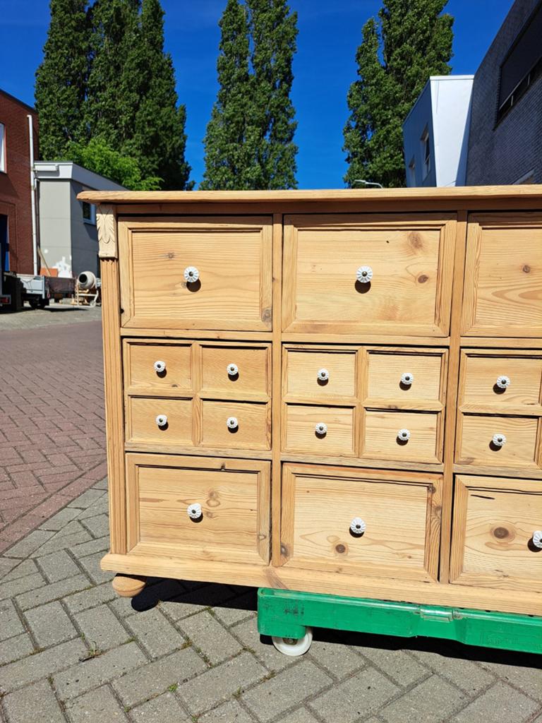 Oud grenen gezandstraalde ladekast commode, Huis en Inrichting, Kasten | Ladekasten, Ophalen, RoDeKo Volendam, R.kooij65@gmail.com