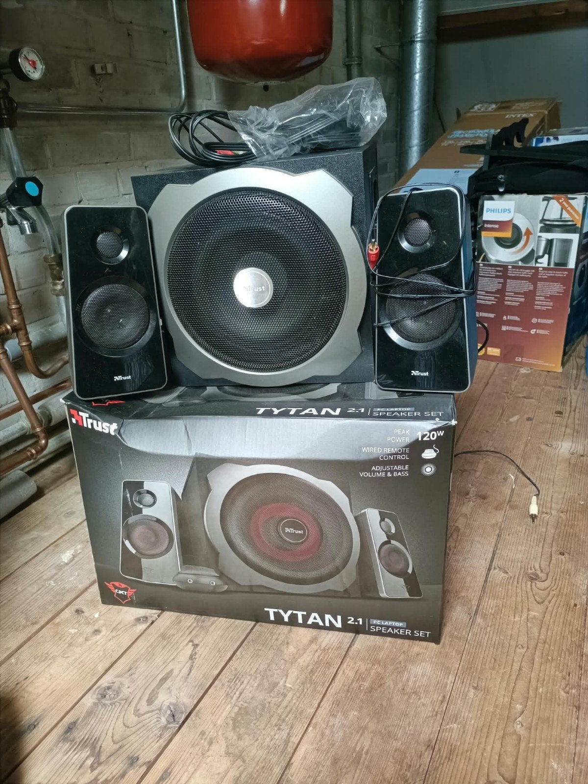Trust Tytan 2.1 Speakerset, Ophalen, Zo goed als nieuw