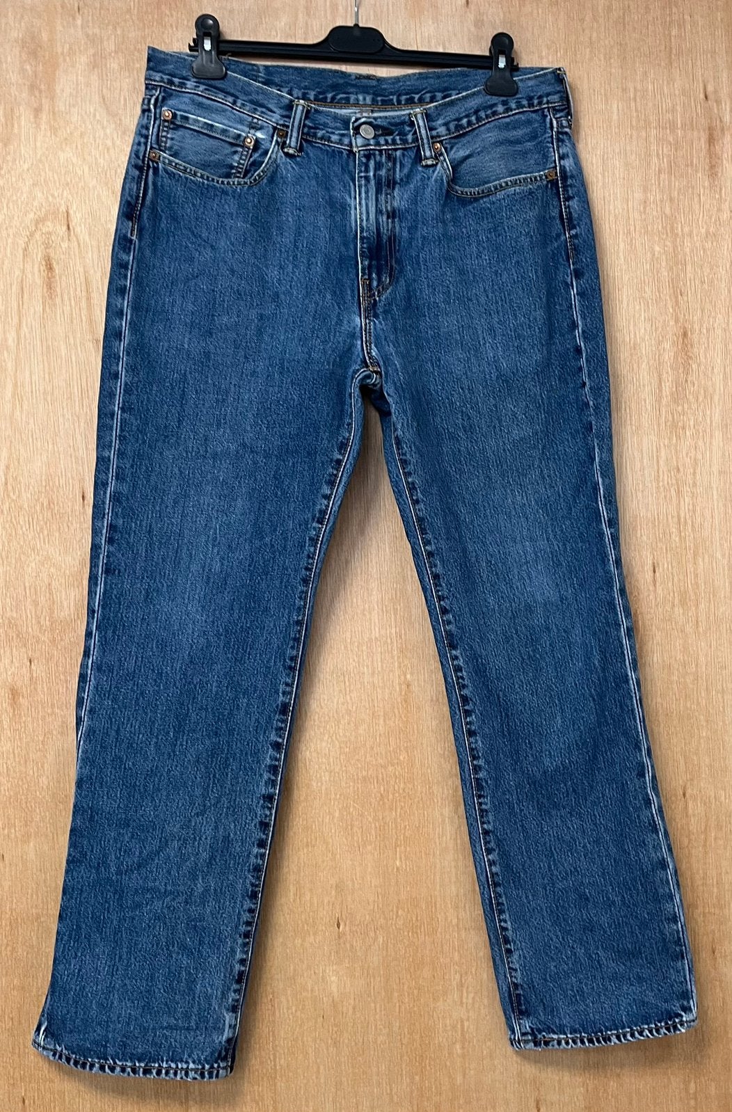 Levi’s 514 straight spijkerbroek blauw - Maat W36 L32, Ophalen of Verzenden, Zo goed als nieuw, Blauw, W36 - W38 (confectie 52/54)