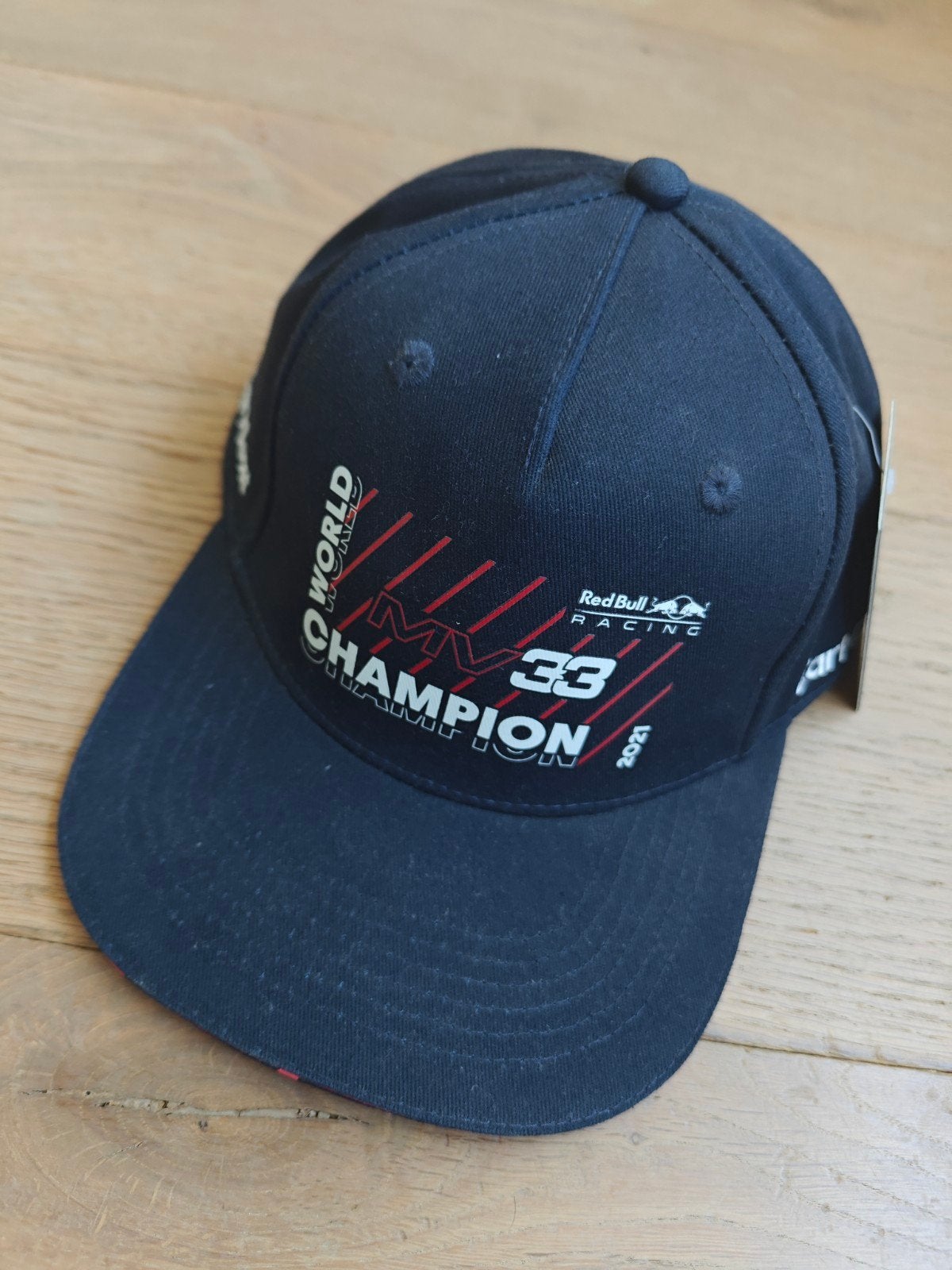Red Bull Racing Max Verstappen MV33 Wereldkampioen 2021 Pet, Nieuw, Pet, Red Bull Racing, One size fits all
