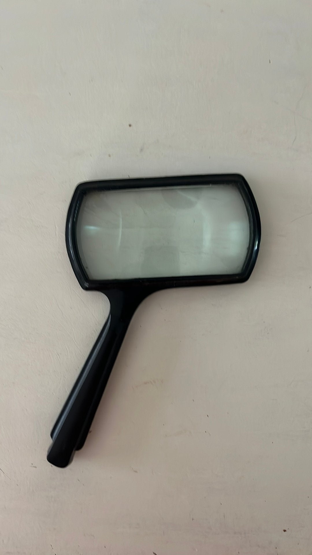 Rechthoekig handvergrootglas, Ophalen of Verzenden, Gebruikt, Vergrootglas of Loep