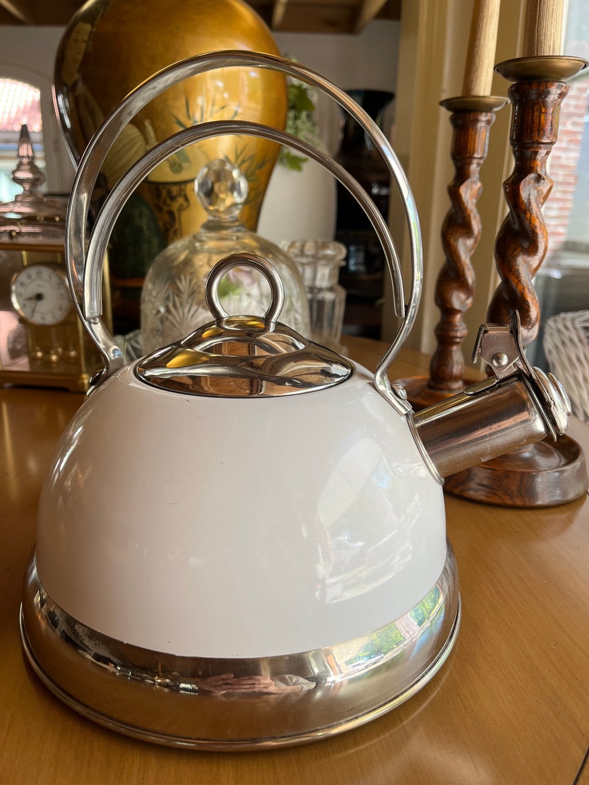 Wesco waterketel fluitketel wit  nieuw, Overige typen, Nieuw, Ophalen of Verzenden, Metaal