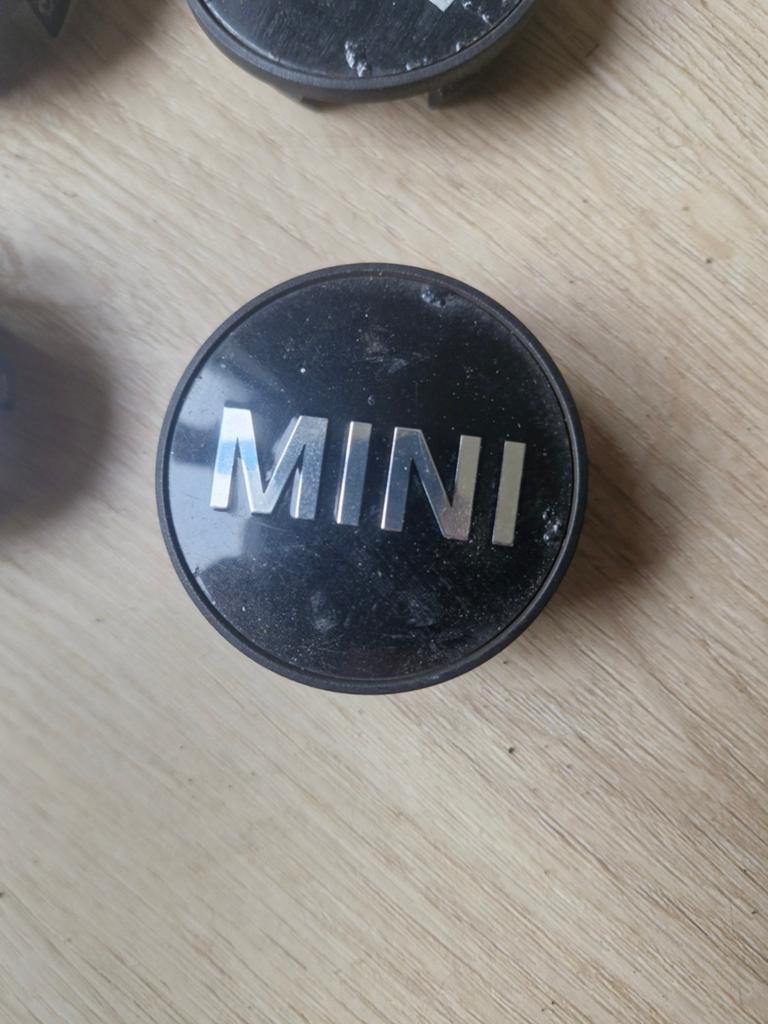 Set gebruikte Naafdoppen / naafkappen voor MINI velgen, Ophalen of Verzenden, Mini