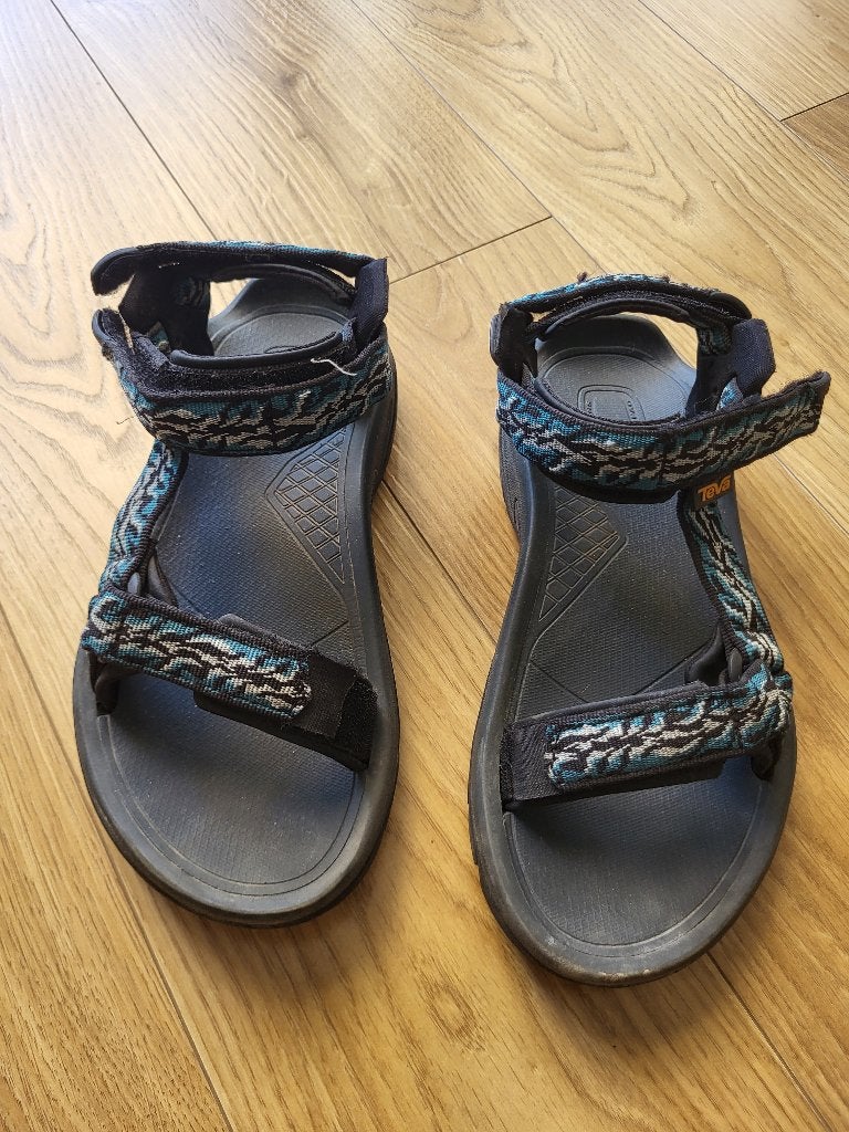 Teva sandalen maat 38, Zwart, Teva, Gedragen, Sandalen of Muiltjes