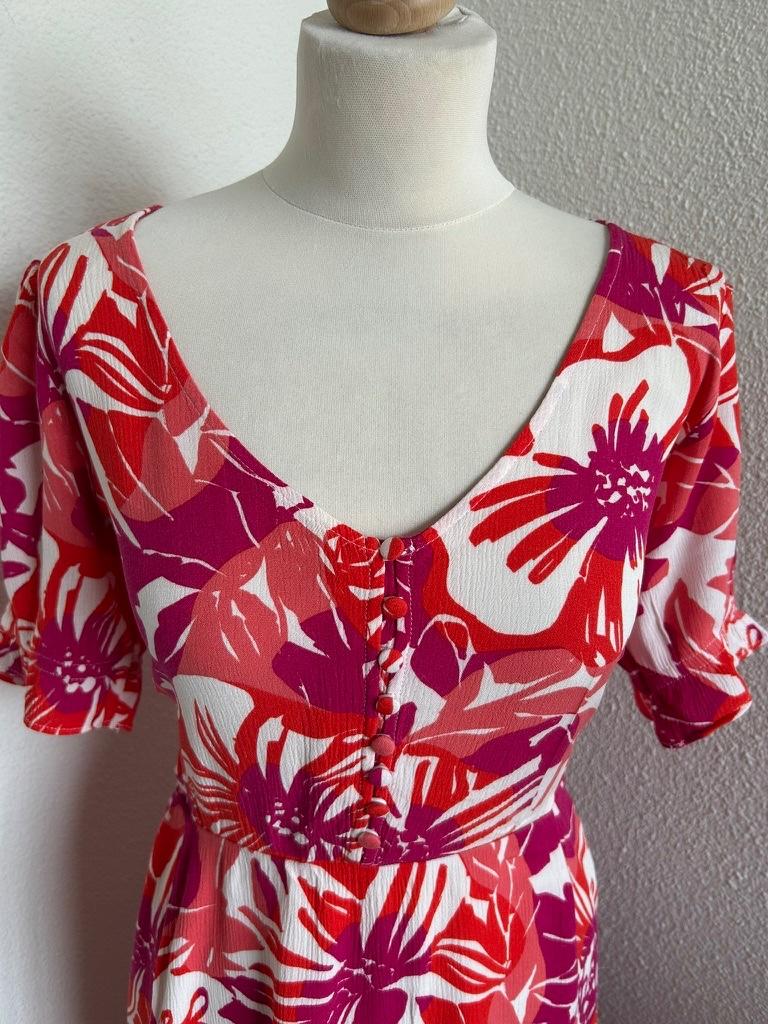 Fabienne Chapot maat 40 roze tropische mona dress 2169, Maat 38/40 (M), Ophalen of Verzenden, Zo goed als nieuw, Roze