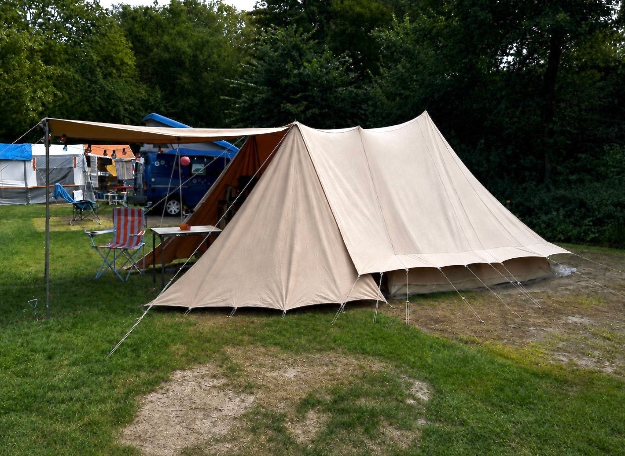 Piramidetent, Caravans en Kamperen, Tenten, Ophalen, Gebruikt, Tot en met 4
