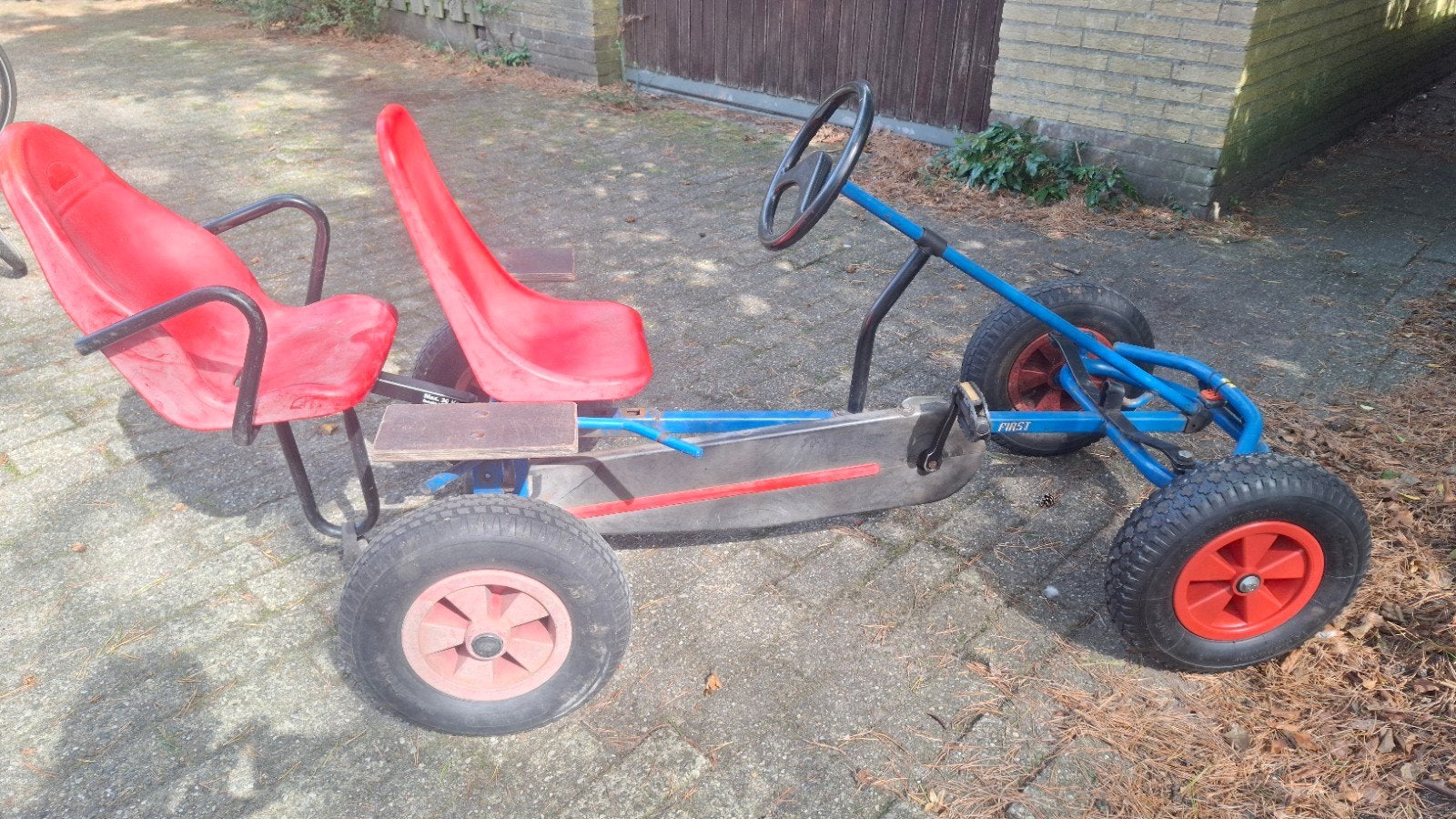 BERG Skelter Extra Zit Blauw Rood duo zit, Ophalen