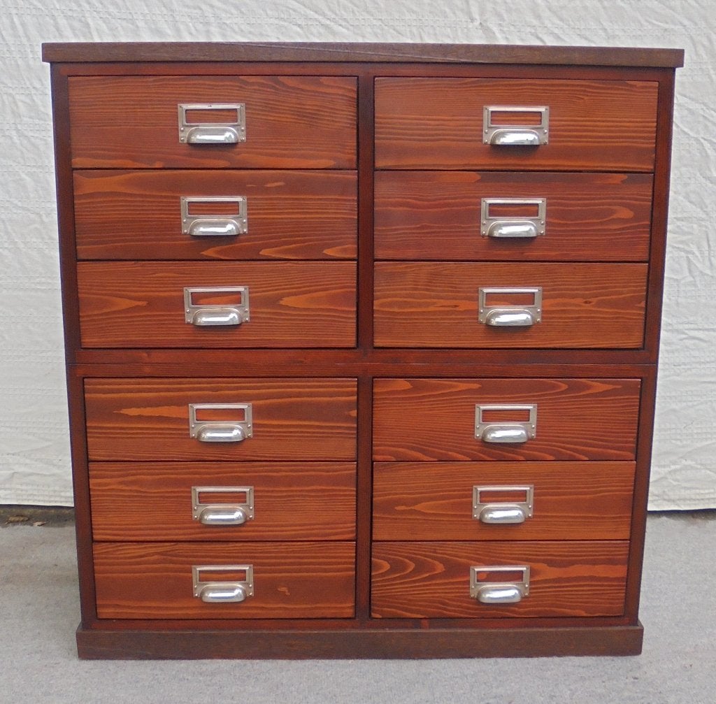 ladekast apothekerskast winkelkast papierkast, Ophalen of Verzenden