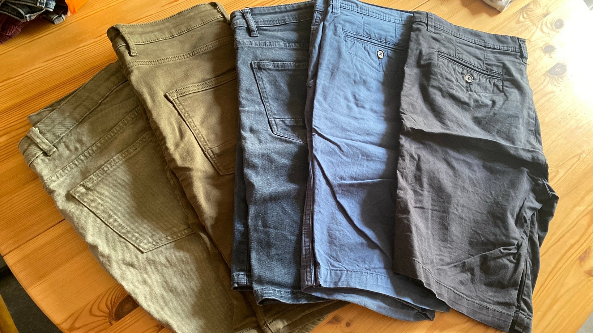 Korte broeken pakket heren, Verzenden, Zo goed als nieuw, Blauw, W32 (confectie 46) of kleiner