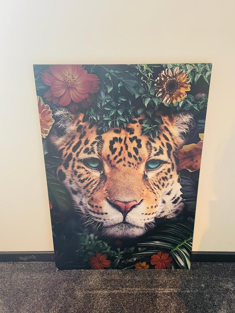 Panter schilderij, Ophalen of Verzenden, Schilderij
