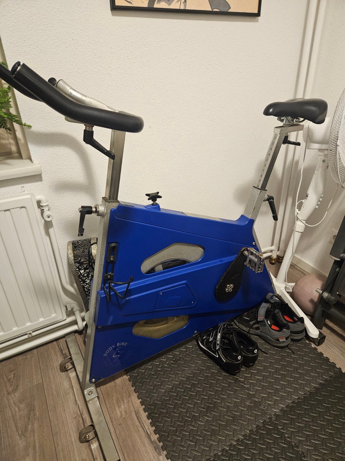 spinningfiets, Ophalen, Gebruikt, Benen, Spinningfiets