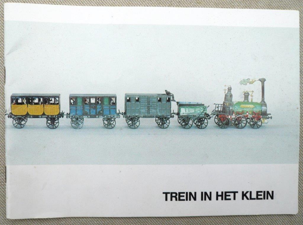Spoorwegmuseum Utrecht catalogus 1987 trein in het klein, Ophalen of Verzenden, Gebruikt, Trein, Boek of Tijdschrift