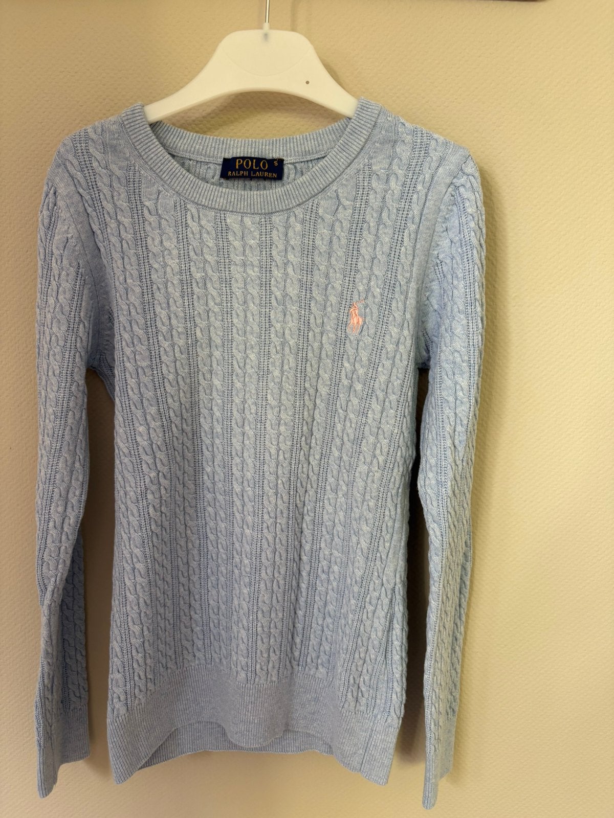 Ralph Lauren polo, maat S, lichtblauw met roze logo, dames, Kleding | Dames, Ophalen