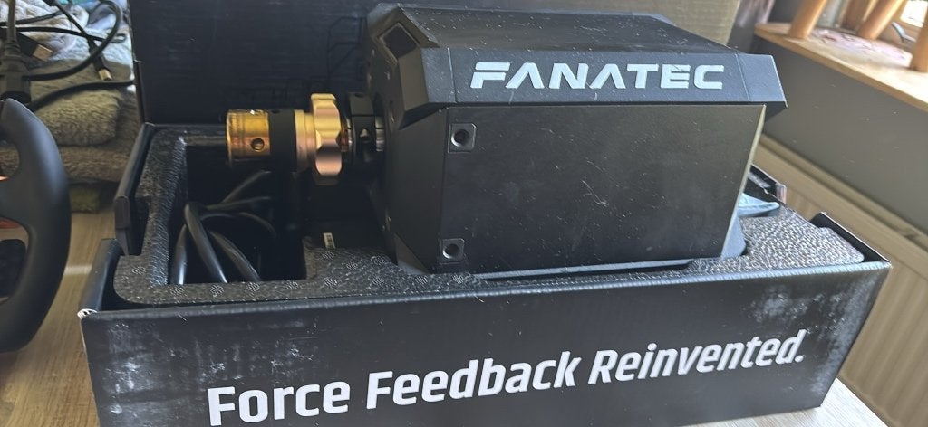 Fanatec podium DD1 met McLaren GT3 stuur, Computers en Software, Joysticks, Ophalen of Verzenden, Gebruikt, Fanatec