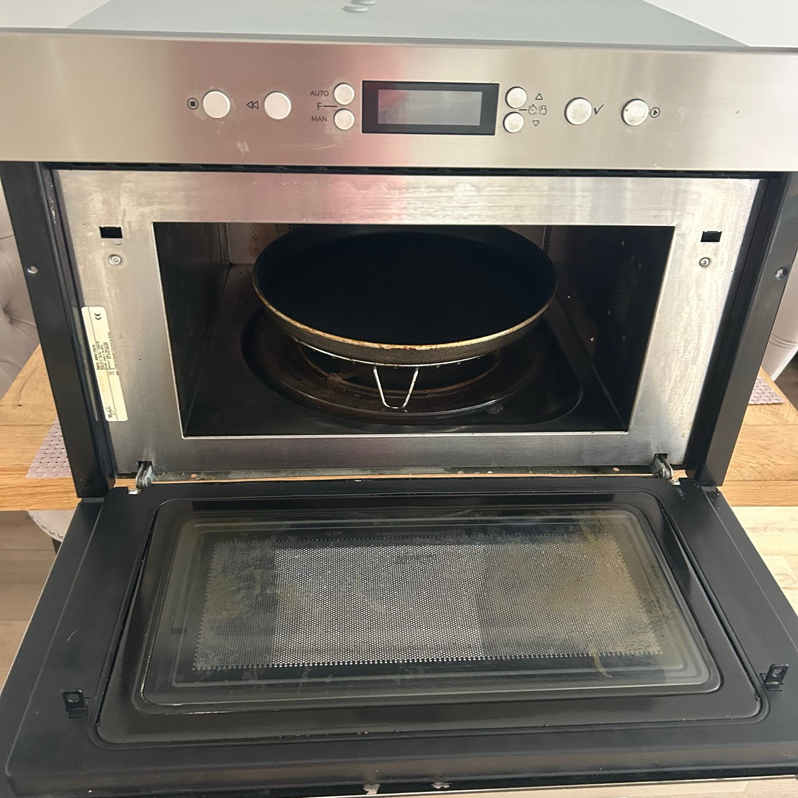 Combimagnetron/oven - Fantastisch apparaat met ontdooifuncti, Ophalen, Combimagnetron, Gebruikt, 60 cm of meer