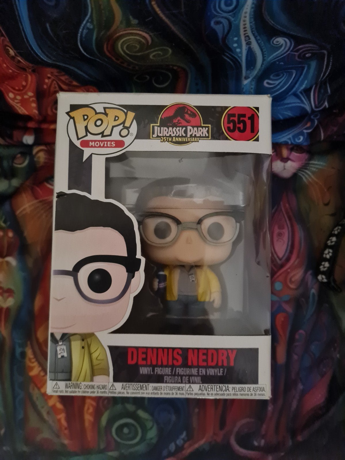 Funko Pop! Movies: Jurassic Park - Dennis Nedry #551, Verzamelen, Ophalen of Verzenden, Zo goed als nieuw