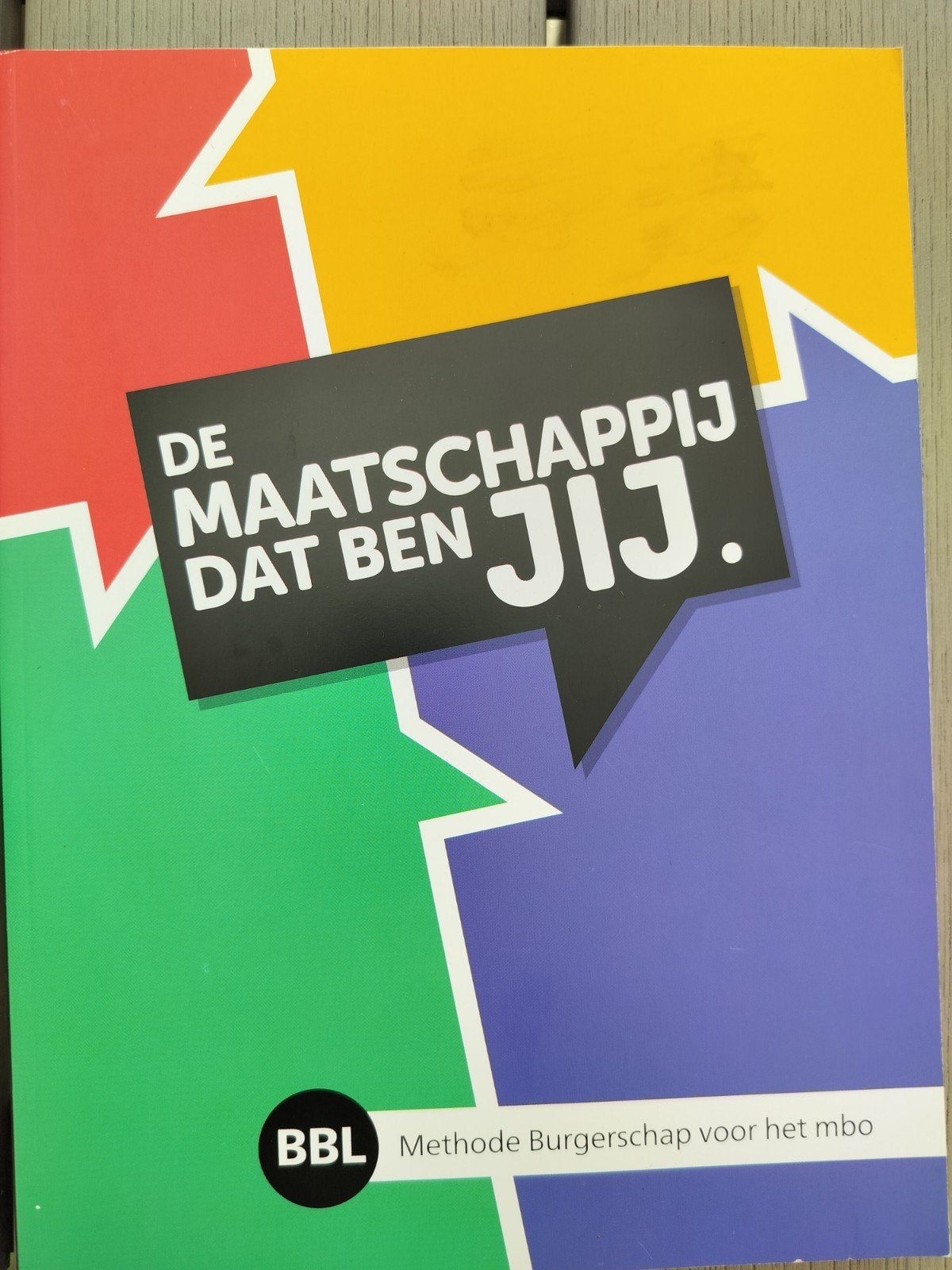 De maatschappij dat ben JIJ BBL methodeboek, Ophalen of Verzenden, Nieuw, Overige niveaus